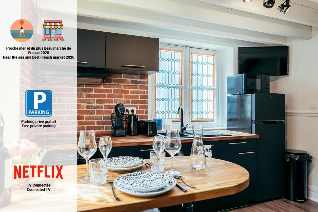 L'Effet Mer - Duplex - Proche Plage - 2 Pers Apartment Dieppe Ngoại thất bức ảnh